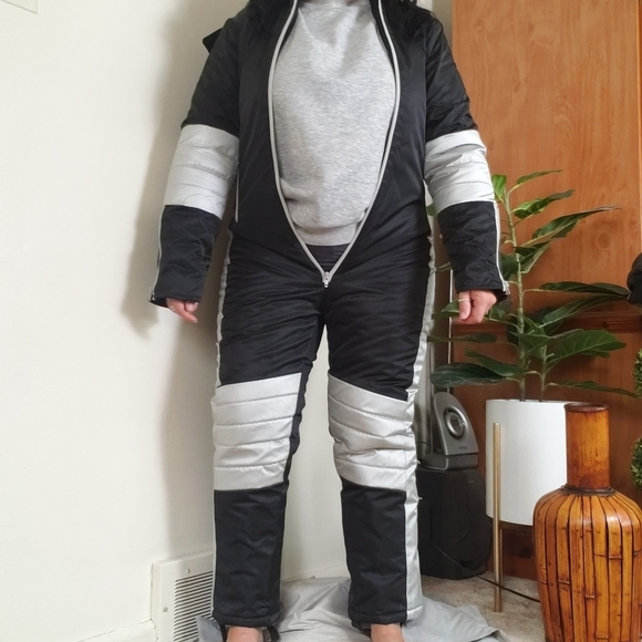 Vintage Sears style works snowsuit, one piece winter ski/snowboard suit. Sz 36 - Picture 14 of 14